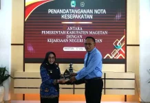 Pemkab Magetan Perpanjang Kerja Sama Bidang Hukum Perdata dan TUN dengan Kejari