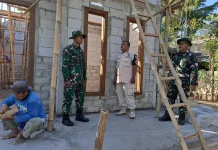 Tim Medis Program TMMD Beri Pelayanan Kesehatan bagi Satgas dan Masyarakat