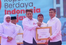 Bupati Madiun Terima Penghargaan Pembina Koperasi Andalan Jatim 2026