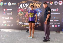 200 Atlet MMA Jalani Timbang Berat Badan, Siap Bertarung di Alun-Alun Kota Madiun