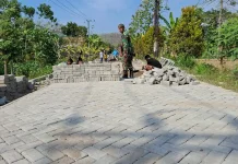 Jalan selesai Dipaving, Warga Bulu Lor Semringah