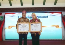Bupati Madiun Raih penghargaan dalam puncak Peringatan Harganas 2026