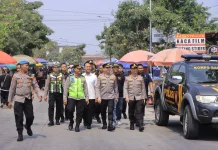 Jaga Kondusivitas, Kapolres Madiun Dampingi Karoops Polda Jatim Kunker