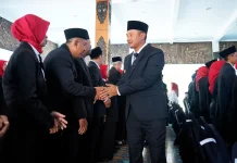 Bupati Pacitan Kukuhkan 76 Kepala SD, Tekankan Amanah Pendidikan di Pacitan