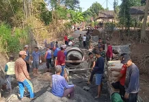 TMMD ke-129 Bangun Jembatan Penghubung Dua Dukuh di Bulu Lor