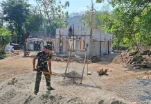 Semula Direhab, Rumah Parmi di Lokasi TMMD 129 Kini Dibangun Baru