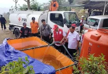PMI Ponorogo Dropping Air Bersih di Dukuh Bungur Bungkal