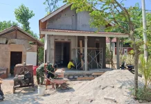 Progres Rehab RTLH TMMD ke-129 Kodim Ponorogo Capai 80 Persen