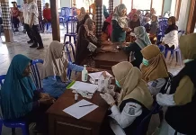 TMMD ke-129 Kodim Ponorogo Gelar Penyuluhan Kesehatan dan Pengobatan Gratis
