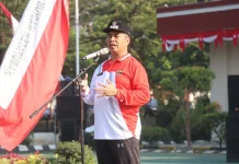 Senam bersama guna menjaga Kebugaran ASN di lingkungan Pemkab Madiun