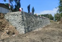 Danki Satgas TMMD 129 Bulu Lor Tinjau Seluruh Sasaran Fisik