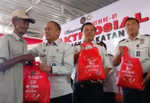 Jelang HUT ke-81 RI, Lapas Madiun Bagikan Bansos kepada 200 Warga
