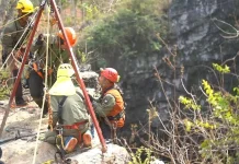 Bupati Pacitan Pimpin Upacara Peringatan HUT ke-81 RI dari Gua Luweng Ombo