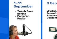 Sambut Hari Radio Nasional, RRI Madiun Undang Tokoh Baca Berita
