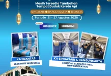 Perkuat Komitmen Keselamatan, Daop 7 Madiun Tambah Kapasitas Rangkaian KA