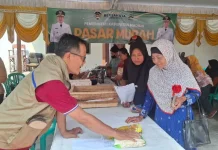 Pasar Murah di Teguhan Sediakan Kebutuhan Pokok dengan Harga Lebih Terjangkau