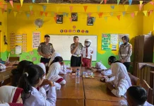 Tekan Risiko Kecelakaan Lalu Lintas, Polres Madiun Kota Edukasi Siswa SDN Krokeh