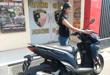 Satreskrim Polres Madiun Amankan Pelaku Curanmor di Parkiran Toko Emas