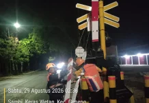 KAI Daop 7 Imbau Pengendara Selalu Waspada, Palang Pintu JPL 15 Tertemper R2