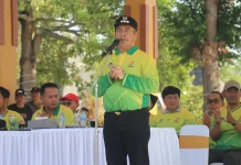 Semarak Merah Putih Komite Olahraga Masyarakat Indonesia Kabupaten Madiun