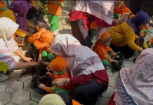 Kenalkan Anak dengan Sayuran melalui Edukasi P2L Pari Mandiri