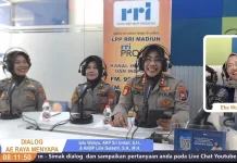Polwan Polres Madiun Kota Ingatkan Pelajar Bijak Bermedia Sosial