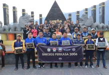 Jelang HUT TNI, Lulusan Akademi TNI-Polri 2006 Gelar Baksos Bersama di Sarangan