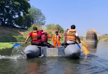 Mantapkan Keterampilan Relawan, BPBD Kota Madiun Gelar Pelatihan Water Rescue
