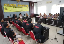 Pesan Perdamaian Polda Jatim pada Warga PSHT Magetan Untuk Jaga Kondusifitas