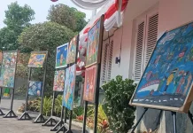 Bukan Sekadar Pameran: Lukisan Cilik Madiun Hiasi Kantor Pemkot Madiun