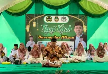 Bupati Madiun Hadiri Pengajian Rutin dan Pengukuhan Pengurus BKMT PC