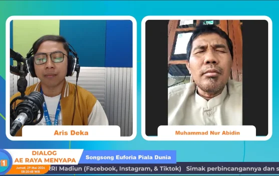 Pertuni Kota Madium Antusias Sambut Siaran Piala Dunia Melalui RRI