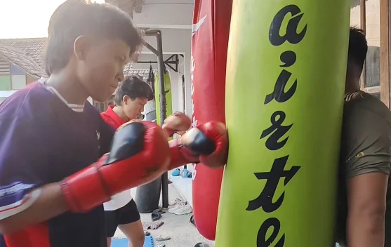 Animo Positif, Atlet Kick Boxing Ngawi Digadang Memperkuat Jatim di PON Beladiri