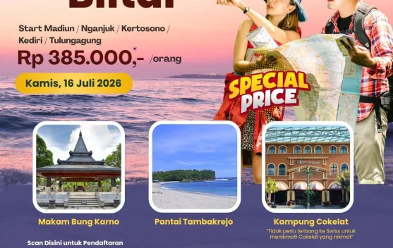 KAI Daop 7 Madiun Buka Open Trip Wisata Tematik Rail Tour Jawa Timur ke Blitar