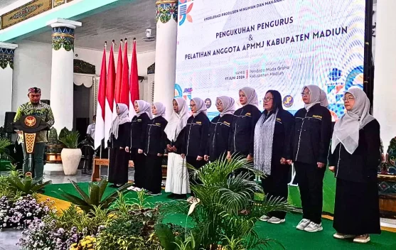 Pengurus APMMJ Kabupaten Madiun Dikukuhkan, Dorong UMKM Naik Kelas