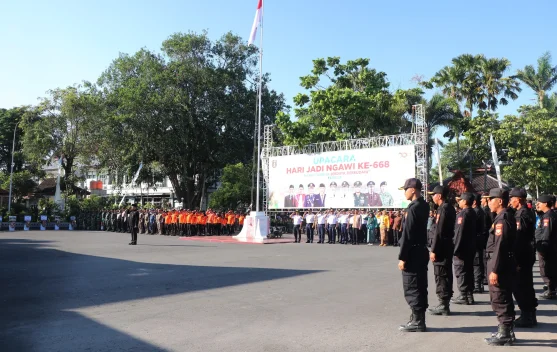 Pemkab Ngawi Gelar Upacara Peringatan Hari Jadi ke-668