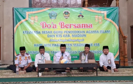 Guru PAI dan K3S Kabupaten Madiun Gelar Doa Bersama Peringati Hari Jadi ke-458