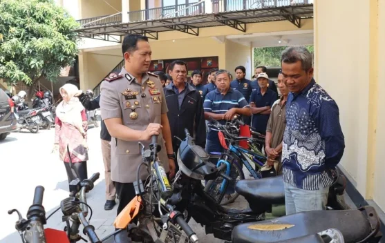 Residivis Curanmor Ditangkap, Polisi Sita 5 Motor dan 4 Sepeda Hasil Curian