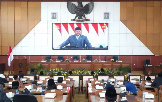 Rapat Paripurna! Pemkab, DPRD Kabupaten Madiun Simak Pidato Kenegaraan Presiden