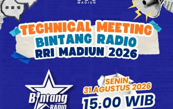 Pendaftaran Bintang Radio 2026 RRI Madiun Ditutup, Simak Tahapan Berikutnya!