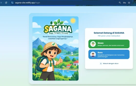 SAGANA, Belajar Mitigasi Bencana secara Lebih Interaktif