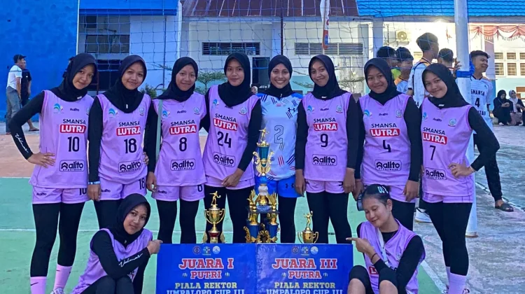 Tim Voli SMANSA Lutra Berjaya di Piala Rektor UM Palopo
