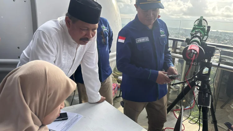 Hilal di Makassar Masih di Bawah Ufuk