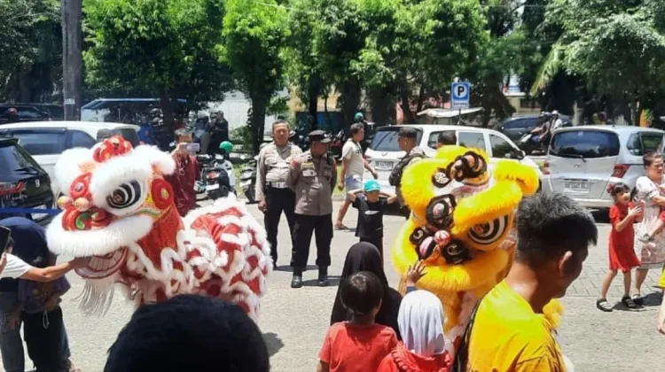Polsek Tamalate Amankan Perayaan Imlek 2577