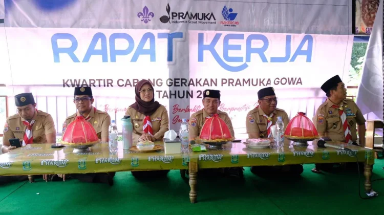 Raker Kwarcab Gowa, Bupati Gowa: Pramuka Mitra Strategis Pemerintah