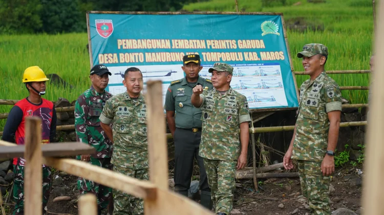 Kodam XlV/Hasanuddin Bangun Akses Warga Terpencil