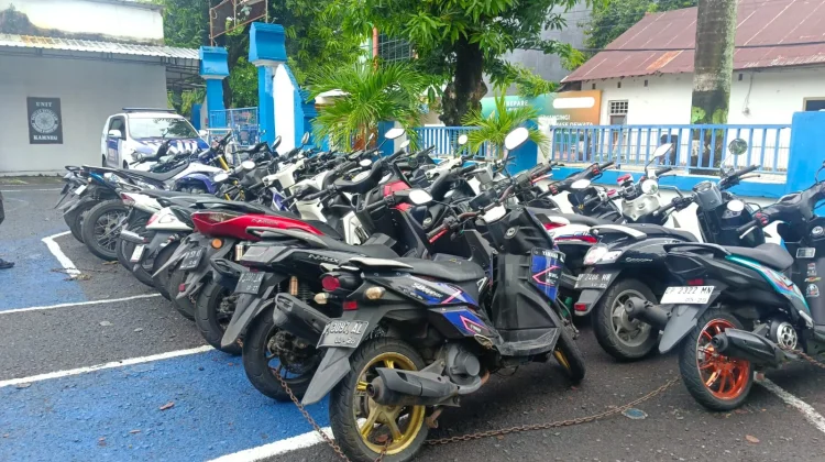 Polres Parepare Lakukan Pemberantasan Balapan Liar, 30 Motor Diamankan