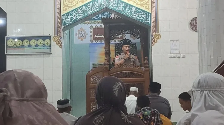 Polsek Bontomatene Perkuat Sinergi lewat Tausiyah