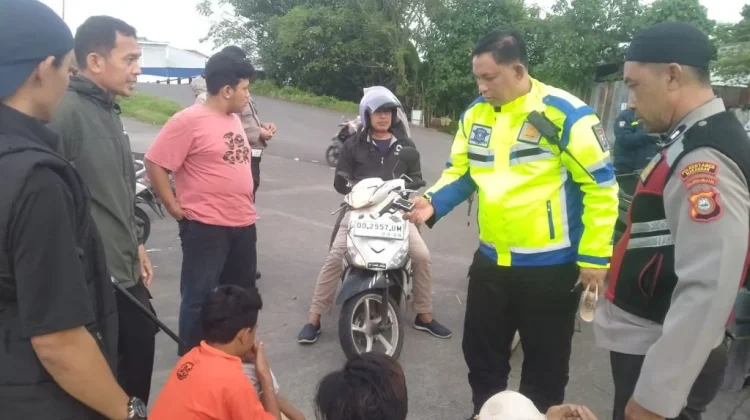Aparat Polsek Manggala Cegah Tawuran Remaja