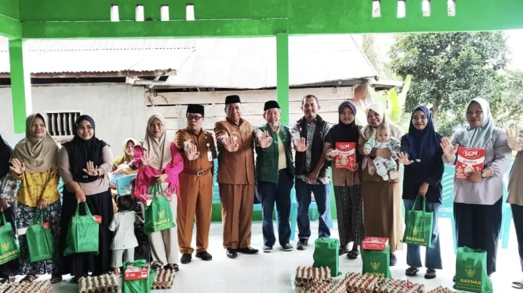 BAZNAS Selayar Distribusikan Bantuan Program Penurunan Stunting